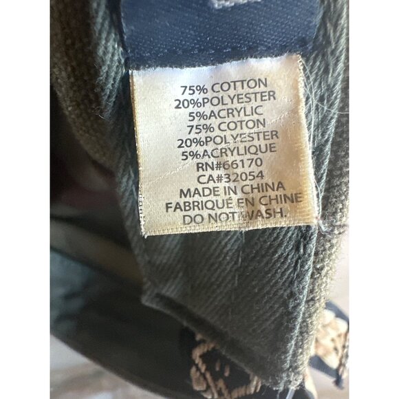 Rosin Headwear Cotton Strapback Cap Multicolor Striped Front Panel & Brown Brim - Picture 6 of 6